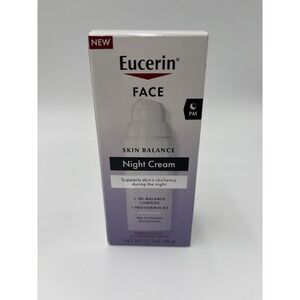 Eucerin Face Skin Balance Night Cream 1.7oz PM Fragrance Free Tri-Balance B5